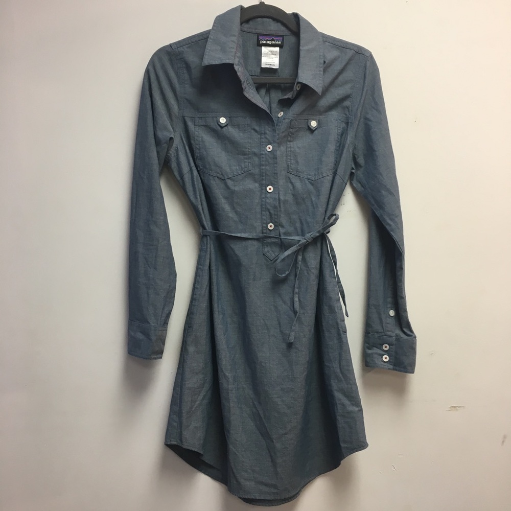 Patagonia Chambray Shirt Dress